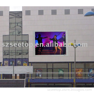 Sell outdoor full color led screen with pixel 20mm, cabinet weight less than 55KG/cabinet